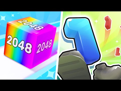 Jelly Run 2048: New Shape vs Crazy Number Run - Max Level Gameplay (Part 1)
