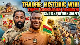 Traoré SECURES HISTORIC WIN: Top Terror Commanders Eliminated, and CIVILIANS RETURN HOME SAFELY!
