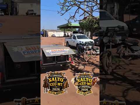 Cavalgada e Rodeio em Salto do Céu Mato Grosso. #motosom