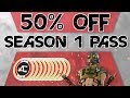 How to Get 50% OFF the Apex Legends Season 1 Battle Pass | Wild Frontiers