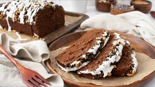 Chocolate Hazelnut Breakfast Bread with Marshmallow Fluff Drizzle Recipe