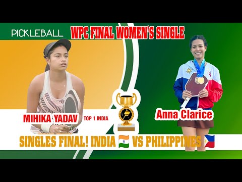 Epic Women's Singles Final! India 🇮🇳 vs Philippines 🇵🇭  International Pickleball Showdown