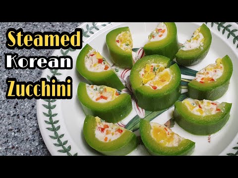 Steamed Korean Zucchini || Healthy and Yummy Recipe by.Estella Channel