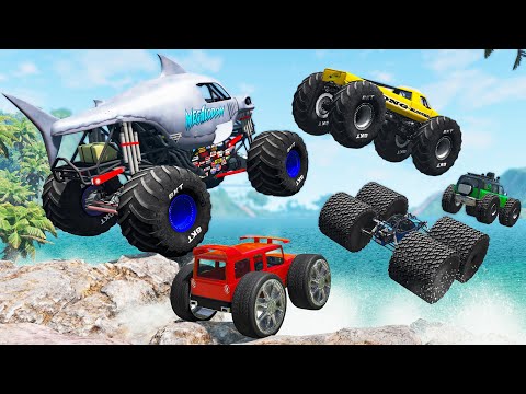 Monster Trucks Mud Battle #9 - Beamng drive