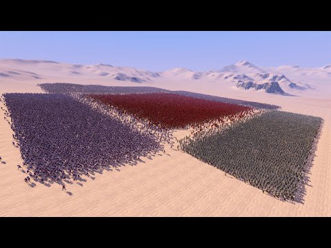 UEBS - 25K SPARTANS vs 4 TYPES OF ZOMBIES (40K) - Ultimate Epic Battle Simulator