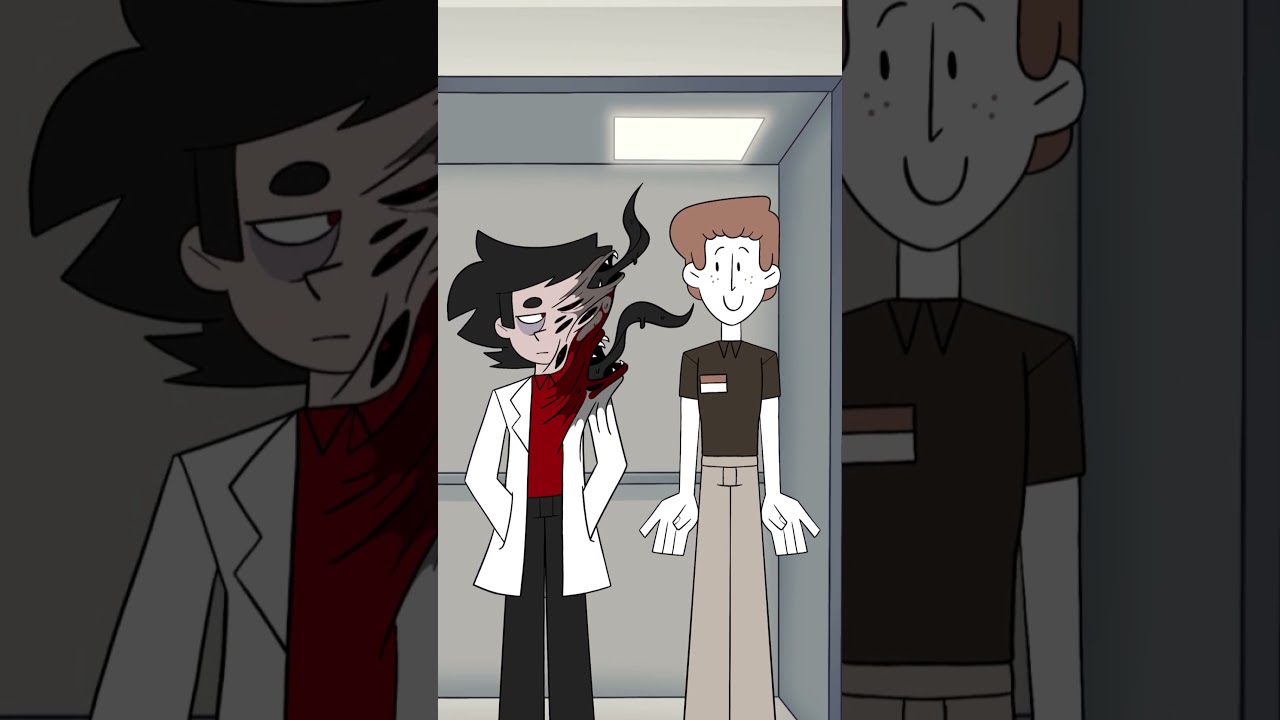 'Offgoofs' mini: Grim Meets an Intern #animation #cartoon #theoffshoot #scp #scpfoundation