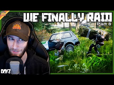 Part 8: Our First Raid of the New Wipe ft. Quest & Halifax | chocoTaco DayZ Deer Isle Base Building