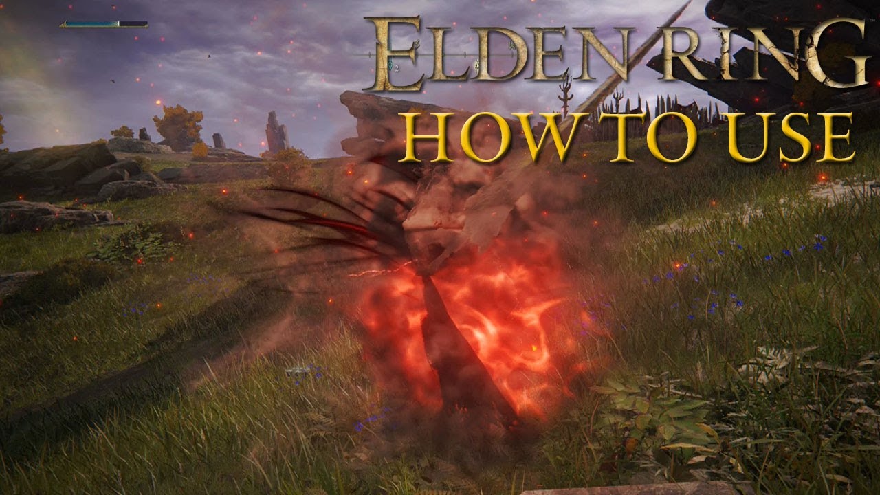 Elden Ring How To Use Dragon King's Cragblade Secret Weapon Ultimate