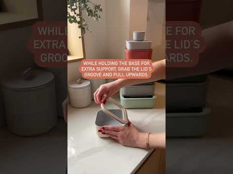 How to Open your Caraway Food Storage