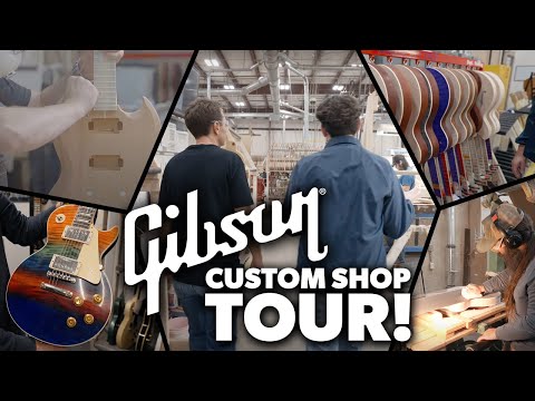 Gibson Custom Shop - Behind the Scenes Tour!