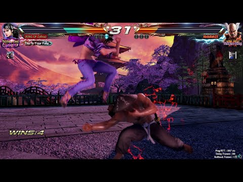 My Zafina can win round  nonstop attacking Against Heihachi..😁😁