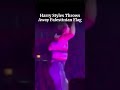 Harry Styles is trending after throwing a flag away when he saw that it was a Palestinian flag.