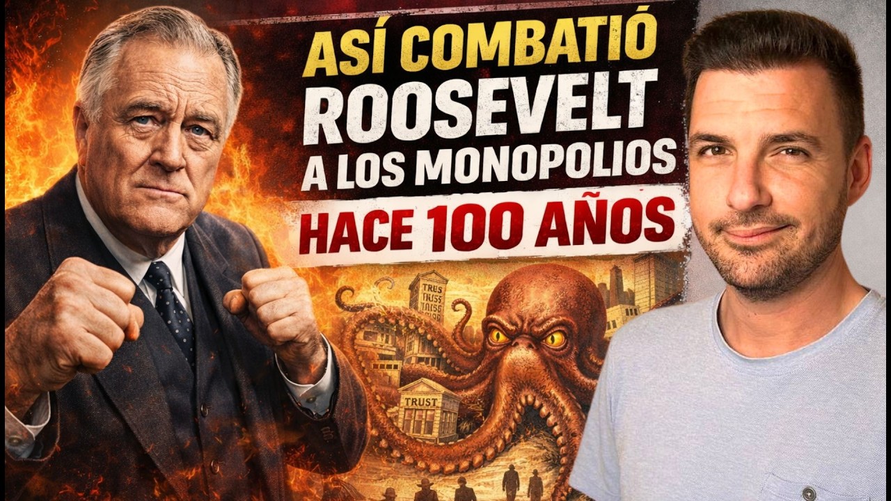 🇺🇸 La gran MENTIRA del liberalismo que Roosevelt tuvo que corregir hace 90 años 👏 Los monopolios❗