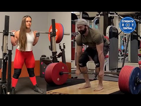 LOTW (May 2020) Amanda Lawrence Squats 260 kg, Cailer Woolam Pulls Over 900 lbs Conventional