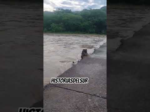 caudal del rio grande por la rampa en Pespire choluteca