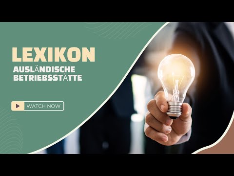 Ausländische Betriebsstätte