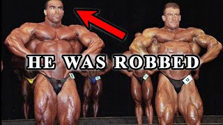 Dorian Yates vs. Nasser El Sonbaty - 1997 (Biggest Robbery In Mr. Olympia History)