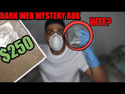 I bought a MYSTERY BOX off the dark web *CREEPY* Buying a mystery box off the dark web | Ali H Video