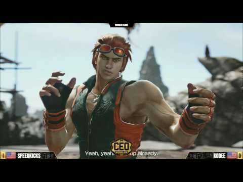 TEKKEN 7: SPEEDKICKS VS. KODEE | Top 8 | CEO 2016