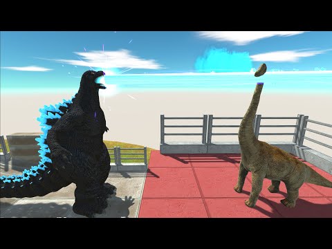- NEW UNIT | HEISEI GODZILLA DEATH RUN - Animal Revolt Battle Simulator