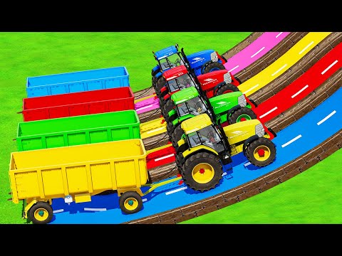 CUT SUNFLOWERS AND MAKE CHAFF WITH FENDT FORAGE HARVESTERS AND MCCORMICK TRACTORS - FS 22