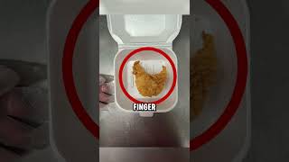 This chicken finger shaped exactly like a chicken...🐔