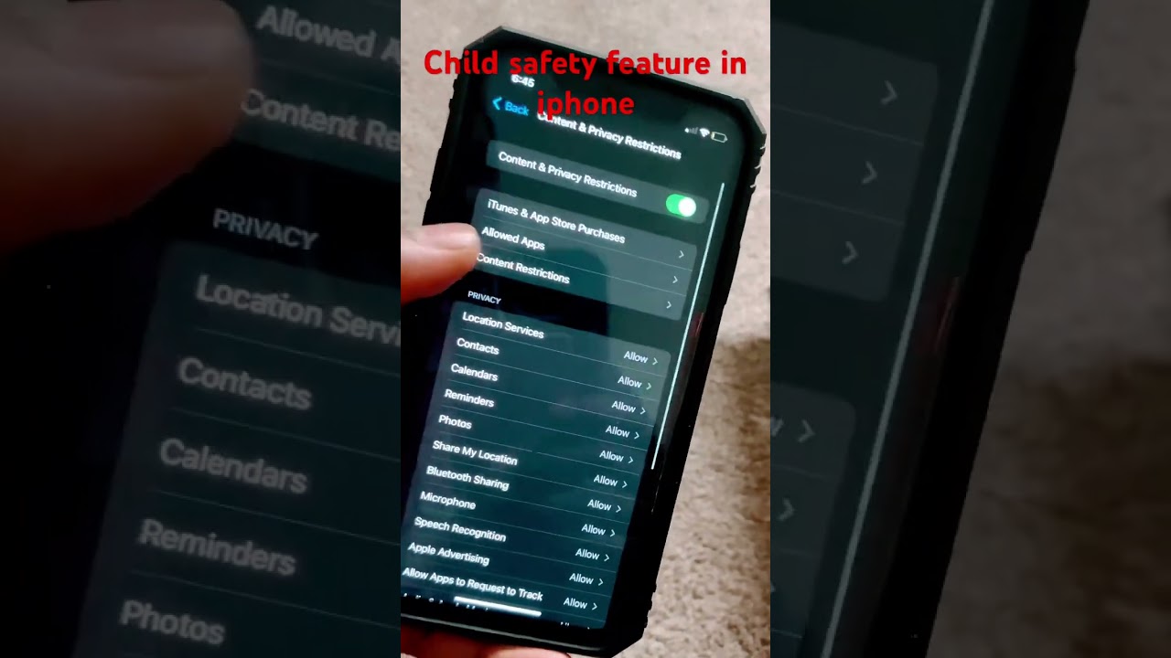 How to turn on child safety in iphone. #iphone #tutorial #iphonetricks #tipsandtricks #tips #tricks