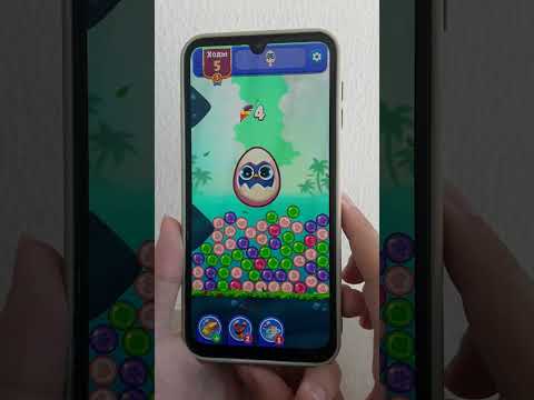 Playing the game Angry birds dream blast. Completed levels (1665-1680).