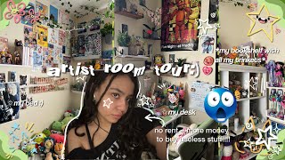 ˚୨୧⋆ 19 year old artist still living with her parents gives room tour!!! ♡