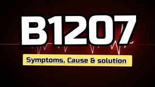Síntomas del b1207 Ford