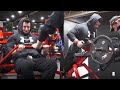 MASSIVE Back & Hamstring workout | bringing up our weak points + physique update..