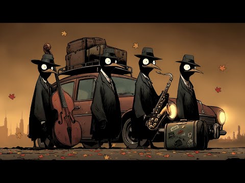 Penguins Groove the Fall Roads – Jazz for Productivity & Deep Work