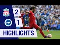 Liverpool 2 - 1 Brighton | Football Highlights | 31th March 2024 | Sporty
