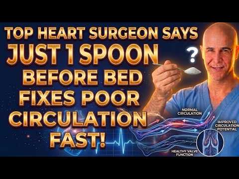 SENIORS, Eat THIS Before Bed to Increases Blood Flow and Circulation in Legs in 24 Hours! || Mandell