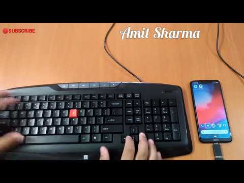 Nokia 5.1 plus Connected with keyboard