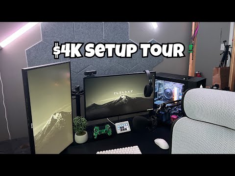 A 17 Year Old’s DREAM $4000 Gaming Room/Setup Tour (2023)