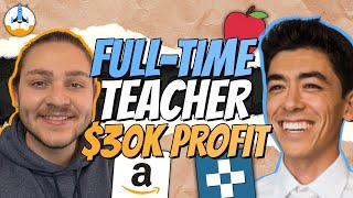 How This High School Teacher Sold $100k+ of USED BOOKS | Amazon FBA
