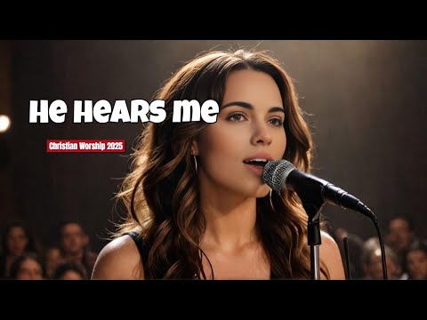 HE HEARS ME, worship song with lyrics 2025