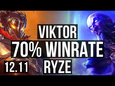 VIKTOR vs RYZE (MID) | 70% winrate, Dominating | EUW Master | 12.11