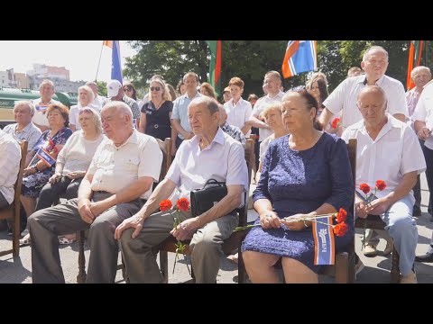 В Гомеле открыли памятную доску почетному железнодорожнику Владимиру Табанькову видео