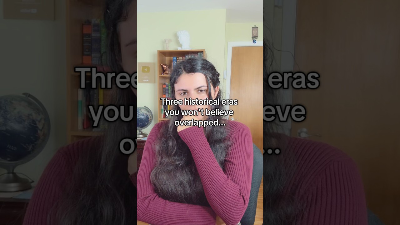 Three wildly different historical eras that overlapped #history #art