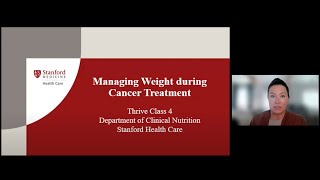 Managing Weight During Cancer Treatment