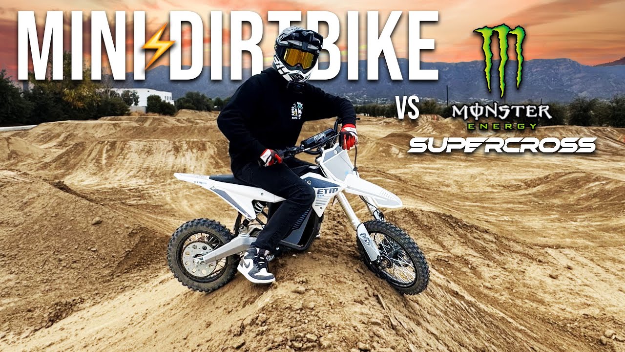 Mini Dirtbike vs Supercross⚡️| Electro&Co ETM RTR