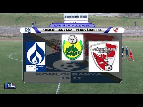 SPORT36 KOMLÓI BÁNYÁSZ - PÉCSVÁRADI SE R-BUS  0 - 3  (0 - 1)