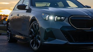 👉AT NIGHT: 2024 BMW i5 M60 -- Interior & Exterior Lights Analysis + Night Drive EV