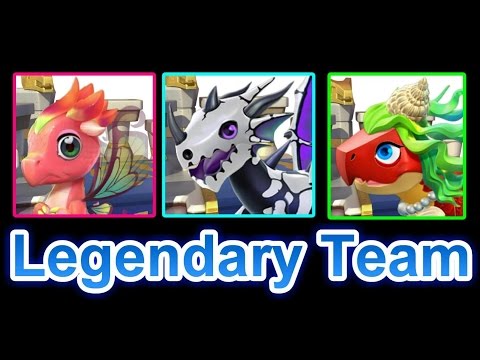 Breeding the Vortex Dragon + Legendary Dragon Team Examples! - Dragon Mania Legends #210
