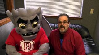 Greg's Big Black Couch with Kaboom