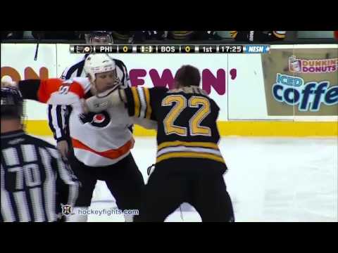 Jody Shelley vs Shawn Thornton