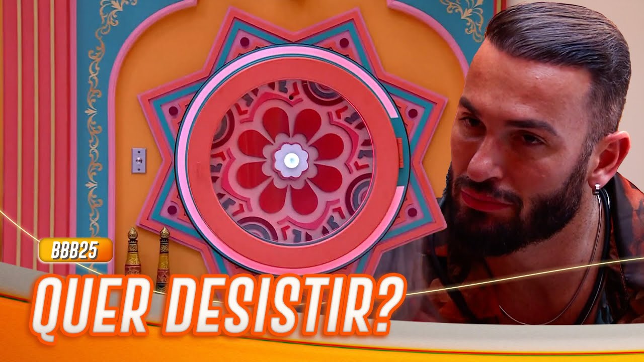 DIEGO HYPOLITO COGITA APERTAR O BOTÃO DE DESISTÊNCIA E DESABAFA COM VITÓRIA STRADA 🚨 | BBB 25