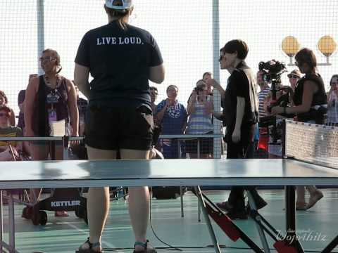 5/6 Tegan & Sara - Play Ping Pong @ Parahoy 3/09/14